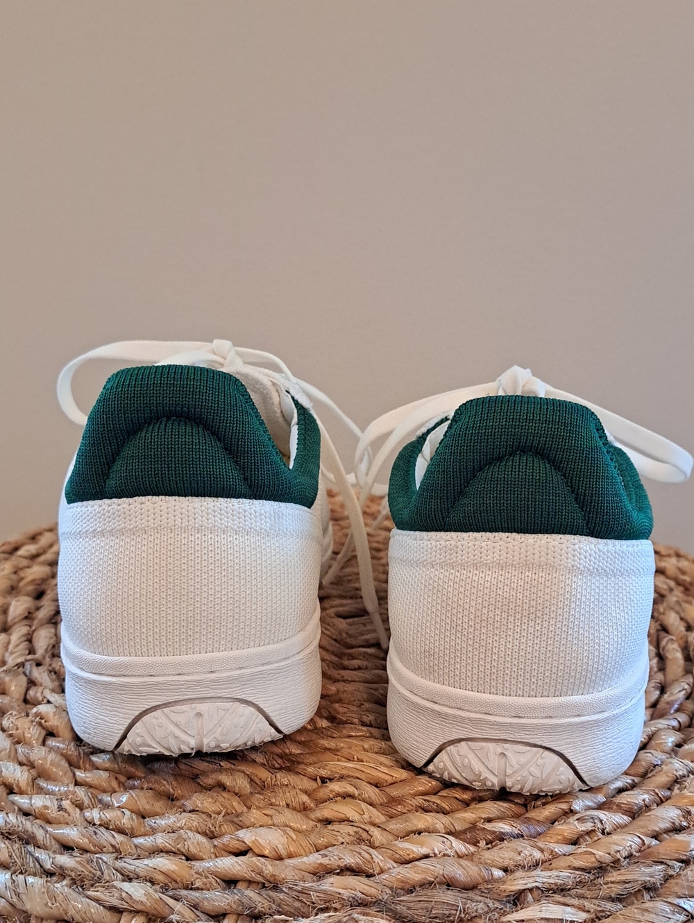 Vivaia Unisex V Prime Athleisure/Preppy White/Green Knit Sneakers EU41/M8/W9.5 - Picture 5 of 8